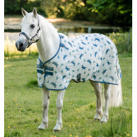 Camisa anti-moscas Horseware Amigo Bug Rug Pony Padrão libélula / prata / azul / sálvia Motivos