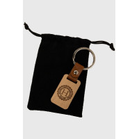 Chaveiro Harcour em madeira Castanho claro