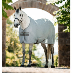 Capa de refrigeração em malha AirNet Amigo Azul mesclado / cinza titânio / prateado