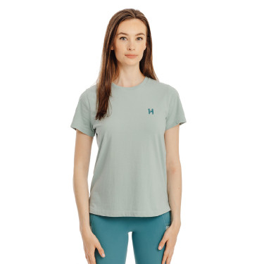 T-shirt Horseware de mangas curtas Active para mulher Hortelã-doce Verde
