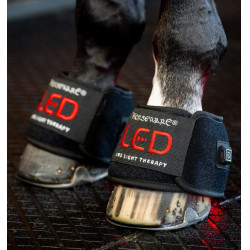 Mini Galocha de Terapia Horseware com Luz Vermelha LED Preto / preto