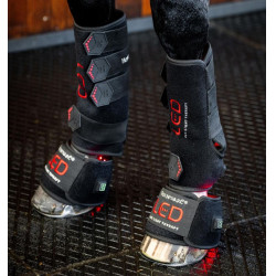 Mini Galocha de Terapia Horseware com Luz Vermelha LED Preto / preto