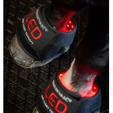 Mini Galocha de Terapia Horseware com Luz Vermelha LED Preto / preto