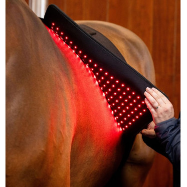 Manta de Terapia por Luz Vermelha LED Horseware Preto / preto