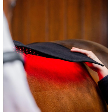 Manta de Terapia por Luz Vermelha LED Horseware Preto / preto