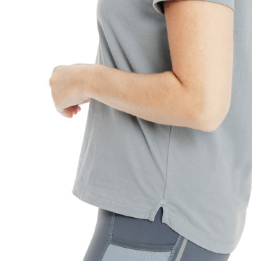 T-shirt Horseware de mangas curtas Active para mulher Azul mesclado