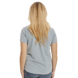 T-shirt Horseware de mangas curtas Active para mulher Azul mesclado