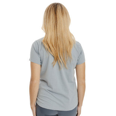 T-shirt Horseware de mangas curtas Active para mulher Azul mesclado