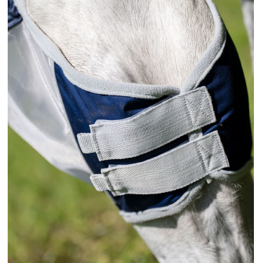 Máscara anti-moscas Horseware Shield Marinho / prateado Azul