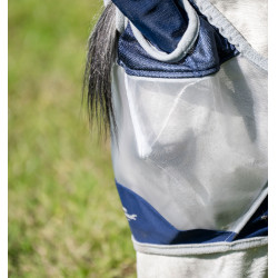 Máscara anti-moscas Horseware Shield Marinho / prateado Azul