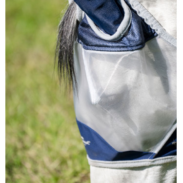 Máscara anti-moscas Horseware Shield Marinho / prateado Azul
