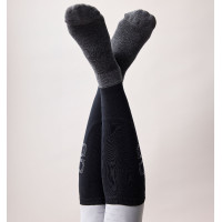 Meias de equitação Horseware Crystal Alessandro Albanese Preto