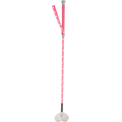 Chicote Waldhausen para criança com pequenos corações e palheta em forma de coração Rosa