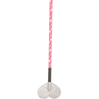 Chicote Waldhausen para criança com pequenos corações e palheta em forma de coração Rosa