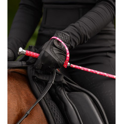 Chicote Waldhausen para criança com pequenos corações e palheta em forma de coração Rosa