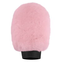 Luva de escovação Waldhausen pele de cordeiro Lucky Rosa