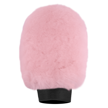 Luva de escovação Waldhausen pele de cordeiro Lucky Rosa