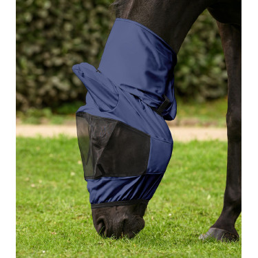 Máscara anti-moscas Waldhausen anti-eczema Azul noturno