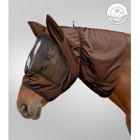 Máscara anti-moscas Waldhausen anti-eczema Mocca Castanho