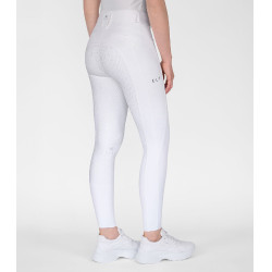 Calças de equitação ELT Comfort Ride com silicone Branco
