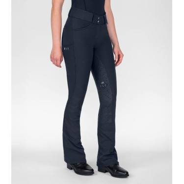 Calça de equitação ELT Comfort Ride Jodhpur com silicone Azul profundo