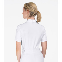 Polo de concurso ELT de manga curta Basic Branco