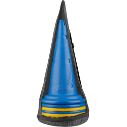 Pylônes XL Waldhausen conjunto de 8 saco de transporte Azul / amarelo