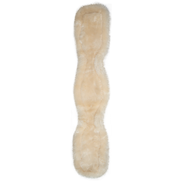 Cilha curta em couro Waldhausen com ECO Wool Castanho