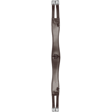 Cilha de sela em couro Sleek Waldhausen Castanho
