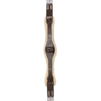 Cinta de sela em couro Waldhausen com ECO Wool Castanho
