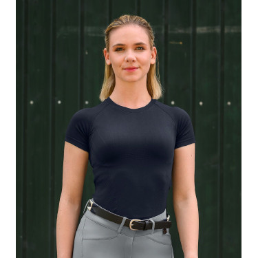 T-shirt técnico de manga curta ELT em malha 3D Siena Azul profundo