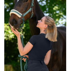 T-shirt técnico de manga curta ELT em malha 3D Siena Azul profundo