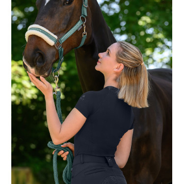 T-shirt técnico de manga curta ELT em malha 3D Siena Azul profundo