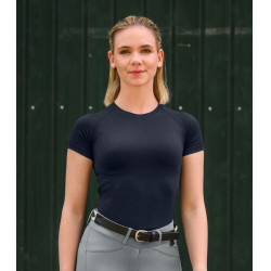 T-shirt técnico de manga curta ELT em malha 3D Siena Azul profundo