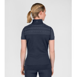 Colete acolchoado sem mangas ELT híbrido Seattle Azul profundo