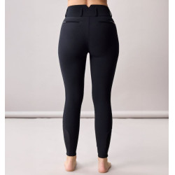 Calças de cintura alta para mulher Horseware Allora Alessandro Albanese com grip nos joelhos Preto