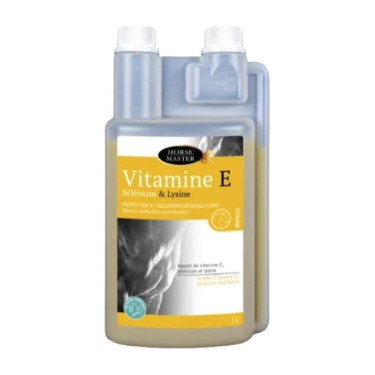 Vitamina E, Selénio e Lisina Horse Master líquido