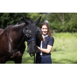 Máscara anti-moscas Lami-Cell Flexifit 3 em 1 Preto