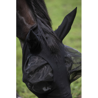 Máscara anti-moscas Lami-Cell Flexifit 3 em 1 Preto