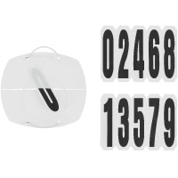 Número de partida 4 dígitos Equithème Retângulo Branco
