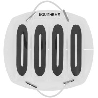 Número de partida 4 dígitos Equithème Retângulo Branco