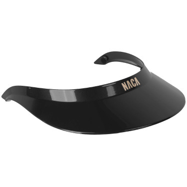 Viseira Extra Larga Naca Brilhante Preto