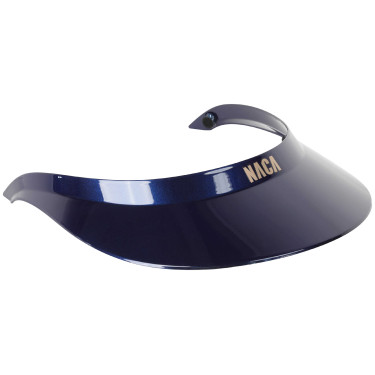 Viseira Extra Larga Naca Brilhante Preto