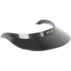 Viseira Extra Larga Naca Brilhante Preto