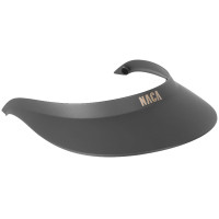 Viseira Extra Grande Naca Mate Preto