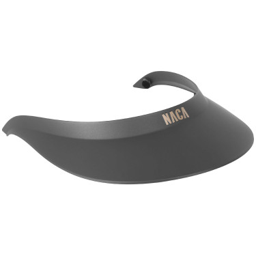 Viseira Extra Grande Naca Mate Preto