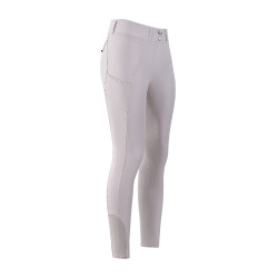 Calças de equitação Imperial Riding Bliss FullGrip feminino Cinza / areia Cinzento