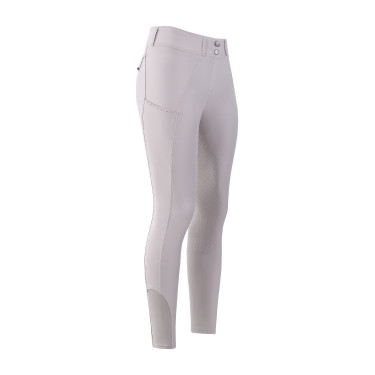 Calças de equitação Imperial Riding Bliss FullGrip feminino Cinza / areia Cinzento