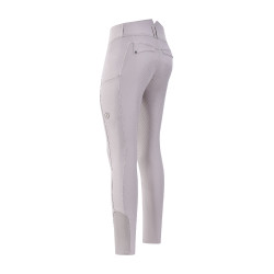 Calças de equitação Imperial Riding Bliss FullGrip feminino Cinza / areia Cinzento