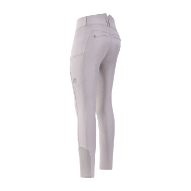 Calças de equitação Imperial Riding Bliss FullGrip feminino Cinza / areia Cinzento